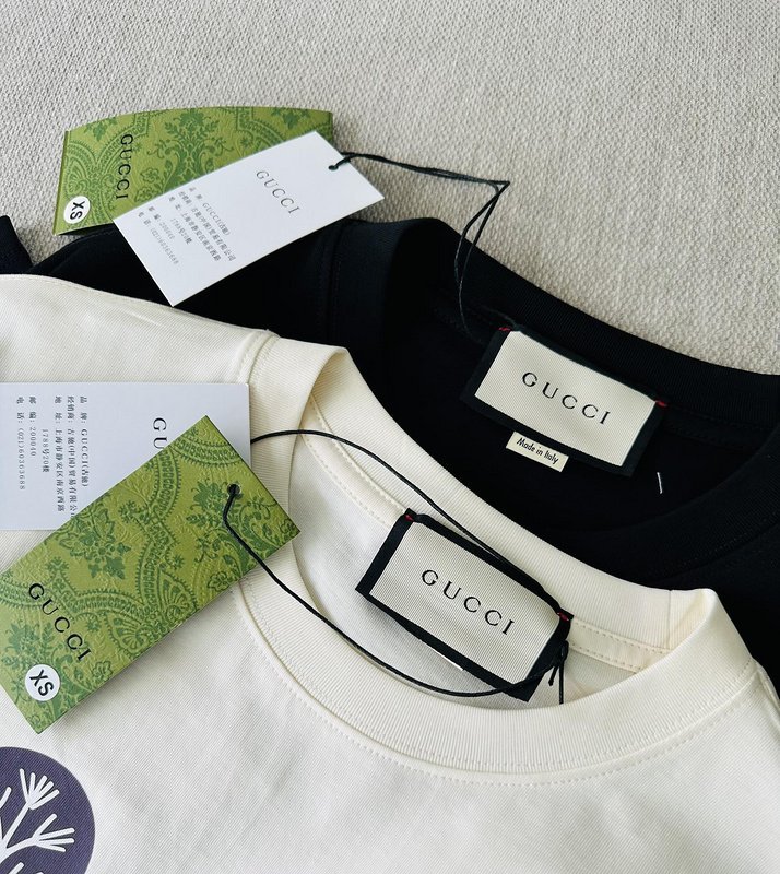 Футболка Gucci Rabbits With Brand Logo Print "Cream" фото № 6