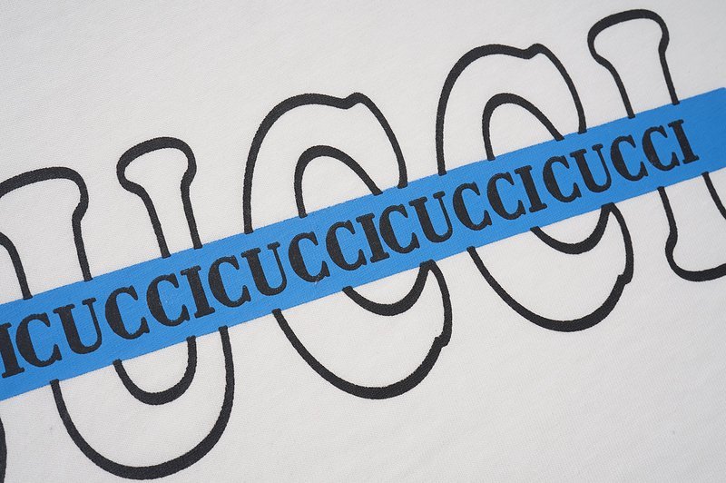 Футболка Gucci Cross Out All "White" фото № 7