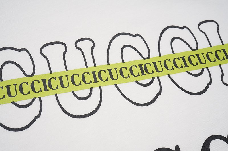 Футболка Gucci Cross Out All "White" фото № 9