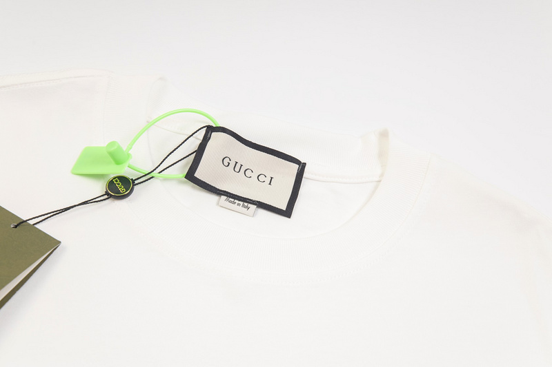 Футболка Gucci Two Palms Print "White" фото № 4