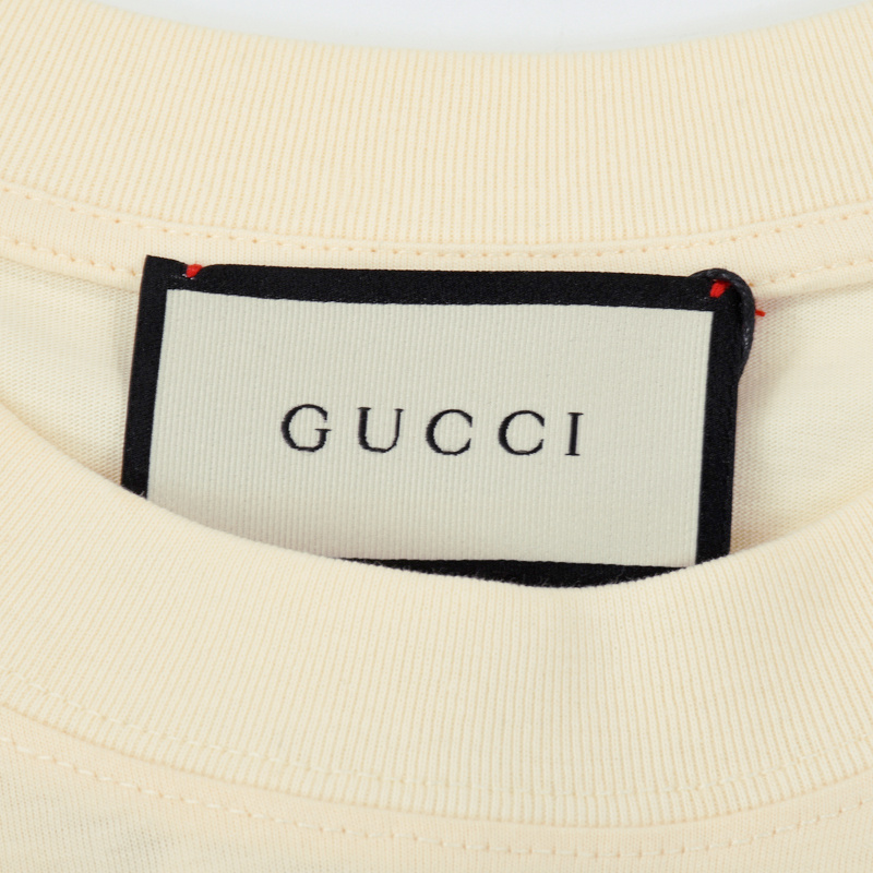 Футболка Gucci Smile "Beige" фото № 4