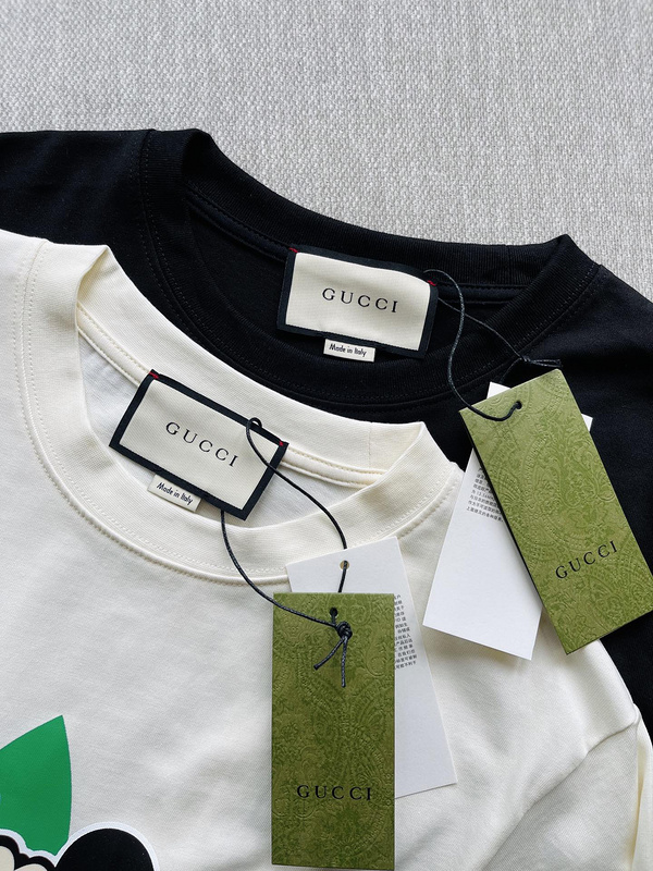 Футболка Gucci x Adidas Flip Logos "Cream" фото № 4