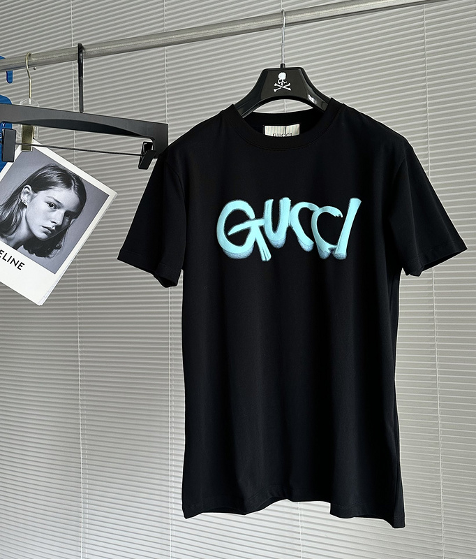 Футболка Gucci With Logo "Black" фото № 3
