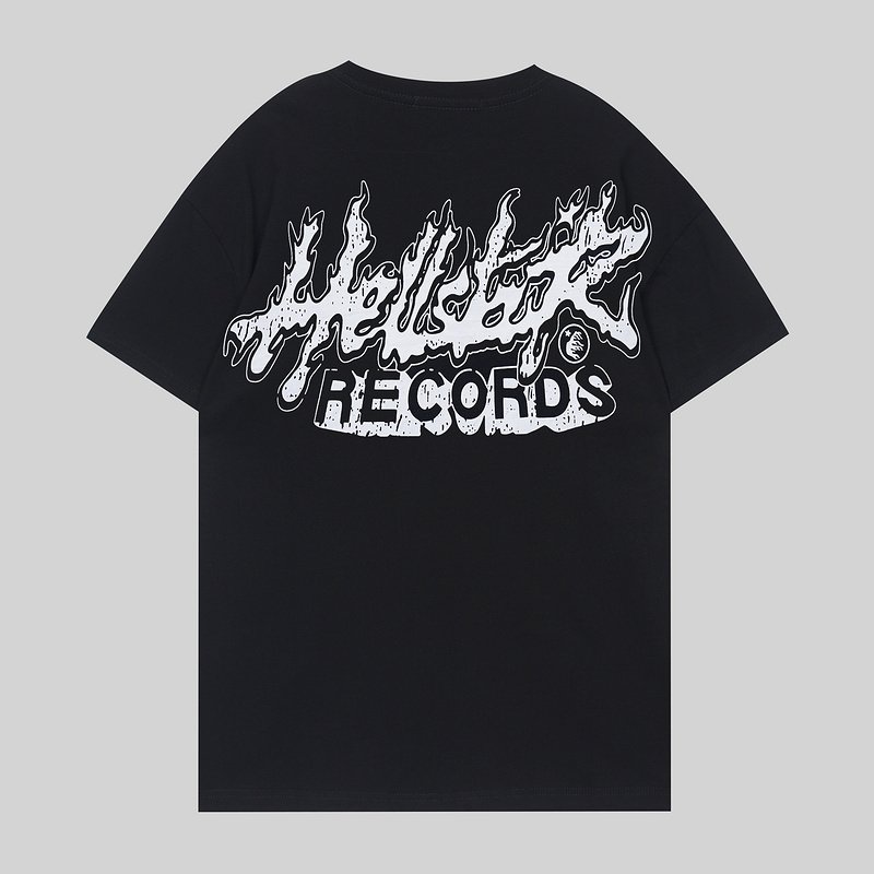 Футболка Hellstar Man With Hair On End And Headphones "Black" фото № 2