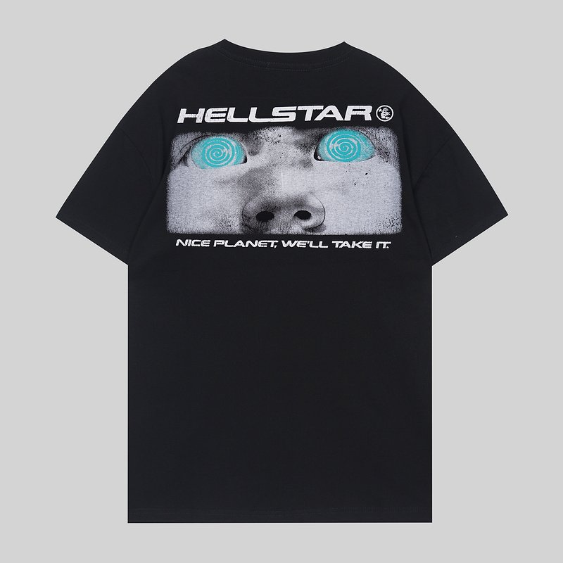 Футболка Hellstar Attacks Print "Black" фото № 2