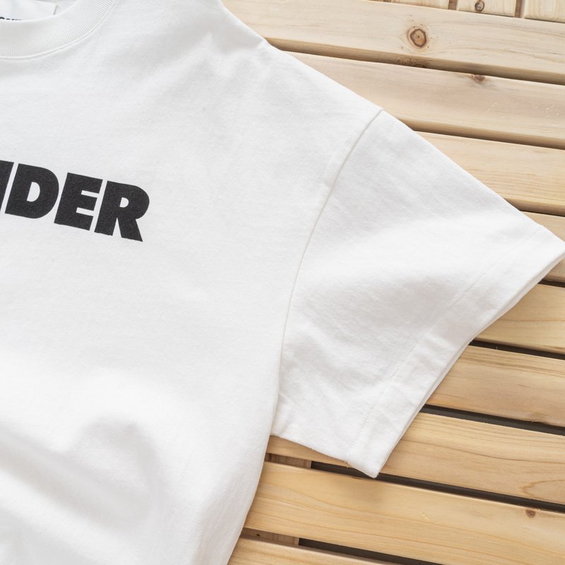 Футболка Jil Sander With Text Logo "White" фото № 7