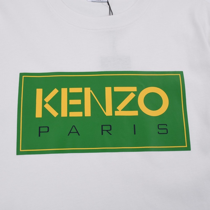 Футболка Kenzo With A Printed Nameplate "White" фото № 3