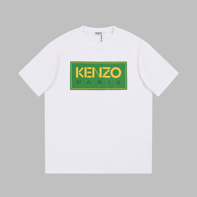 Футболка Kenzo With A Printed Nameplate "White" фото № 2