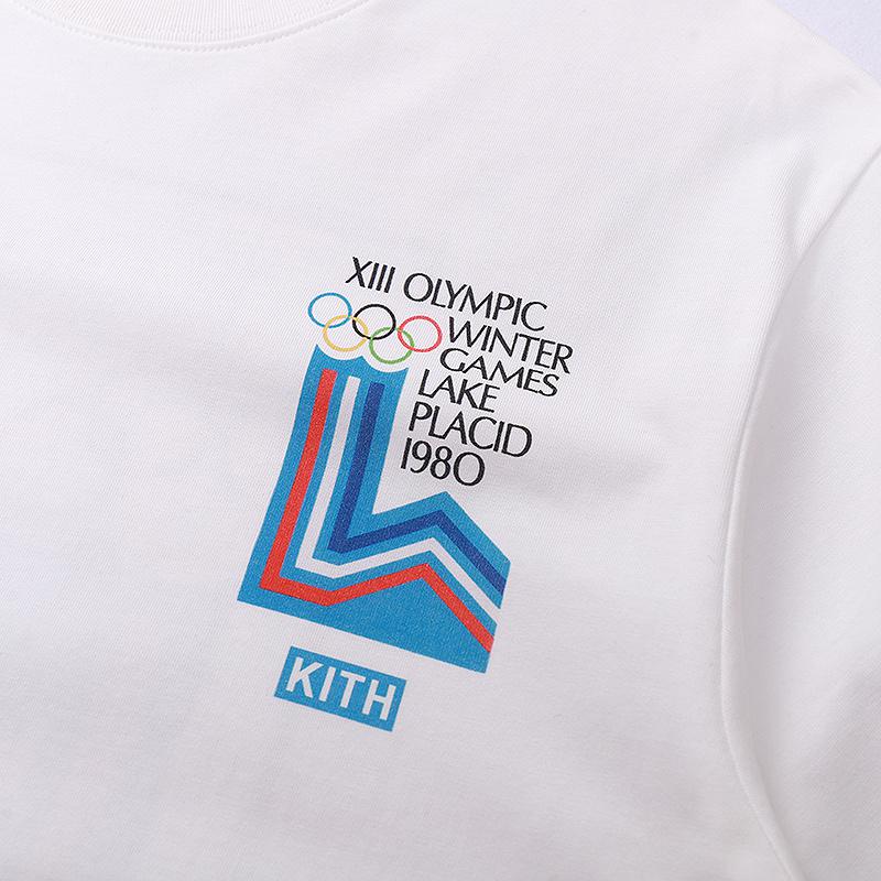 Футболка Kith Winter Olympics 1980 "White" фото № 3