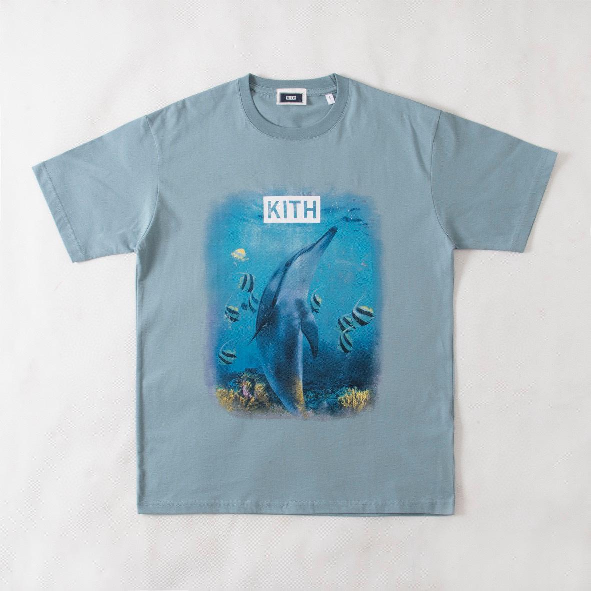 Футболка Kith Dolphins "Blue" фото № 2