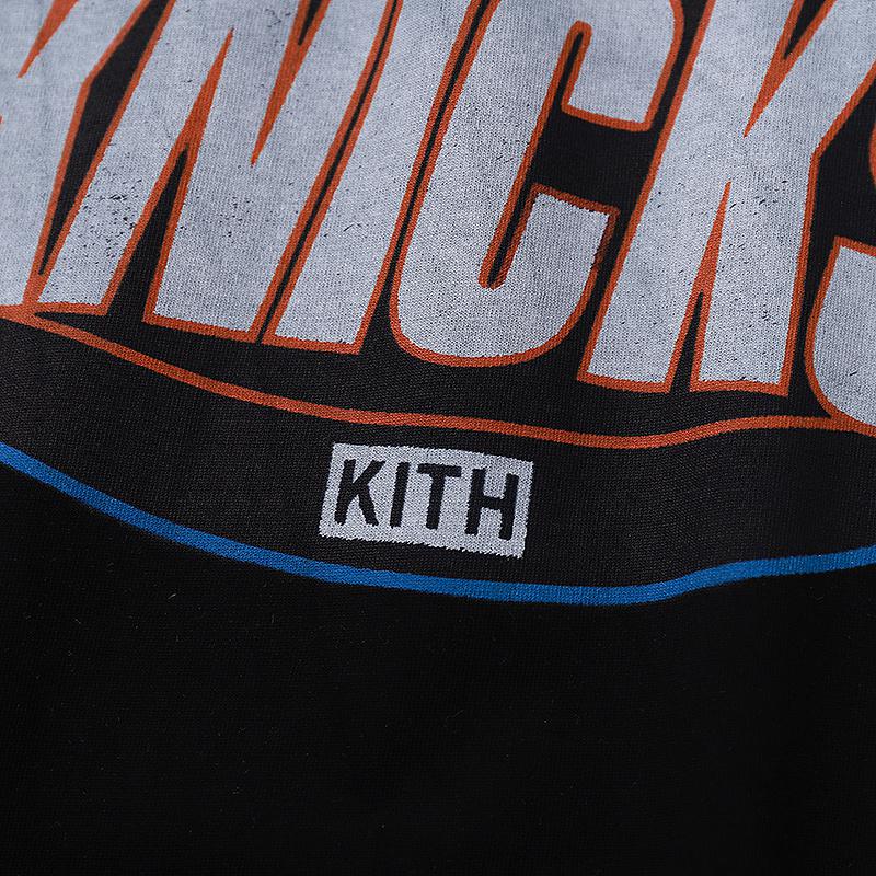 Футболка Kith Knicks Circle Logo "Black" фото № 5