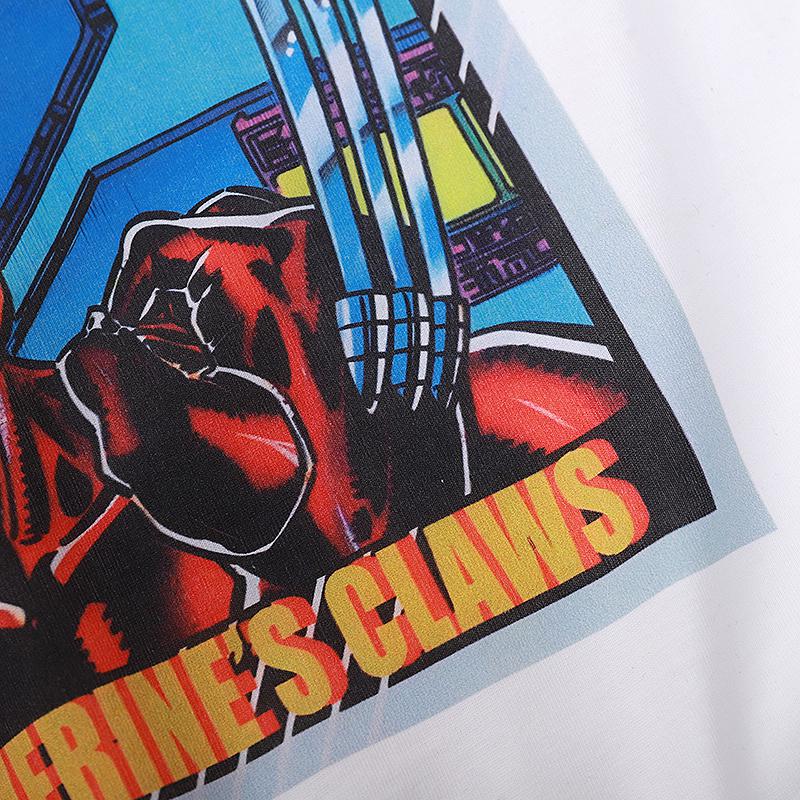 Футболка Kith Wolverine Claws "White" фото № 6