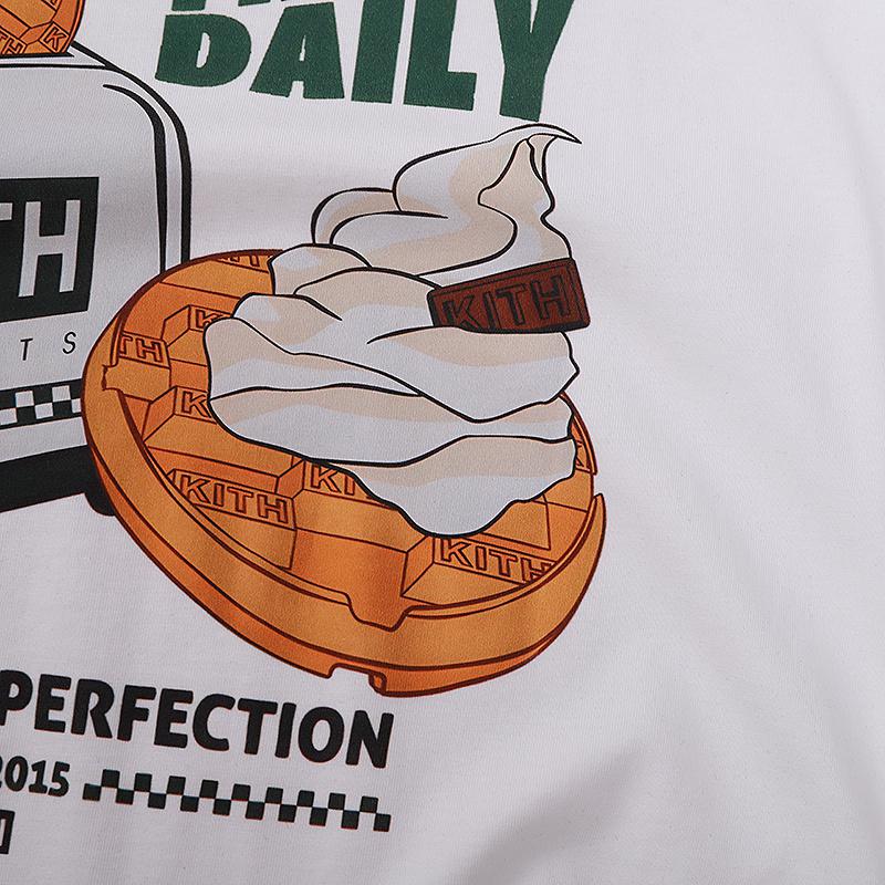 Футболка Kith Waffle Treats "White" фото № 5