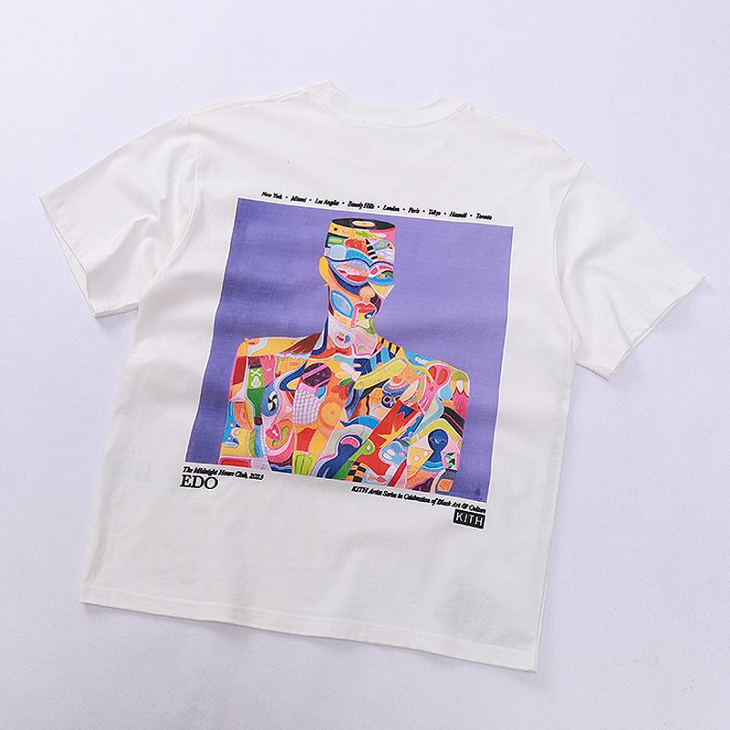 Футболка Kith Colorful Connections "White" фото № 6