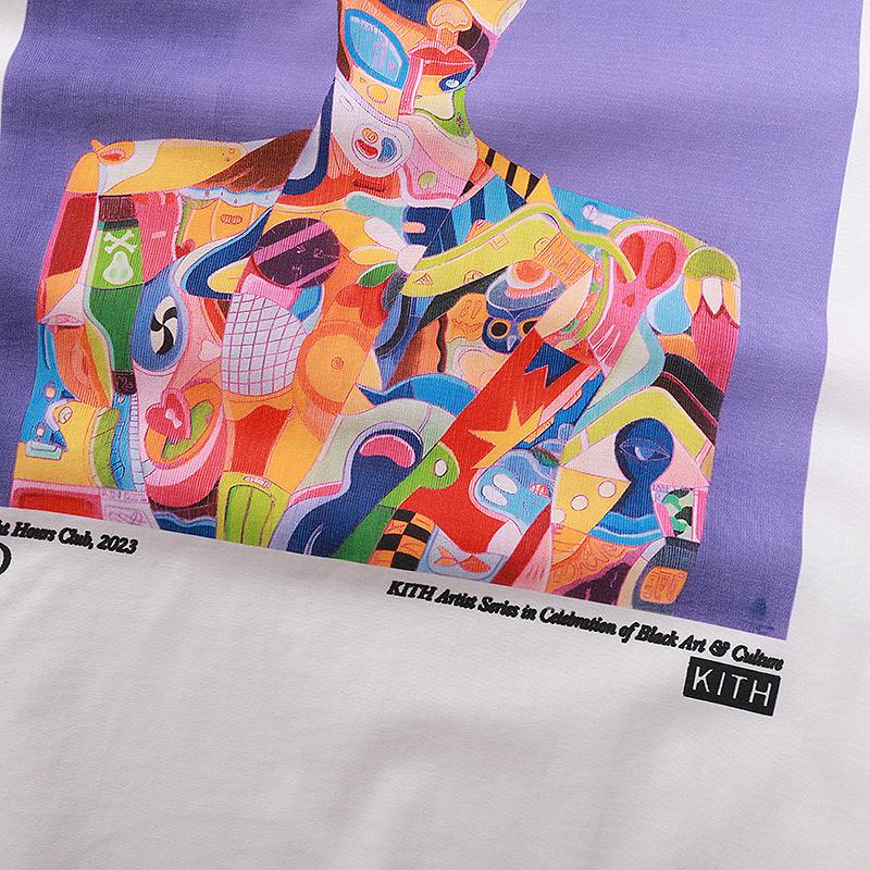 Футболка Kith Colorful Connections "White" фото № 8