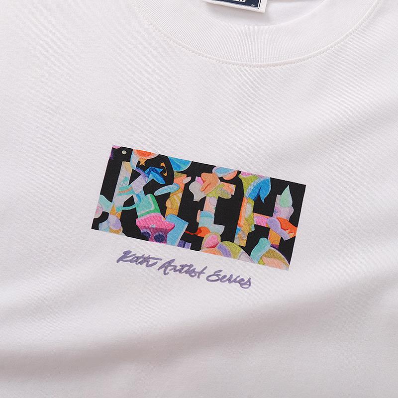 Футболка Kith Colorful Connections "White" фото № 3
