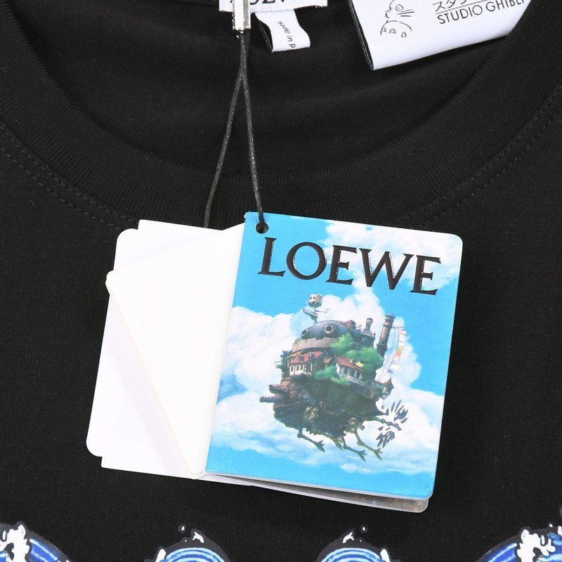 Футболка Loewe With An Interesting Large Print "Black" фото № 7