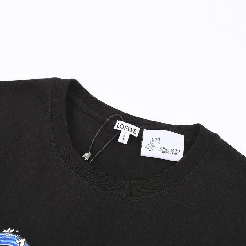 Футболка Loewe With An Interesting Large Print "Black" фото № 8