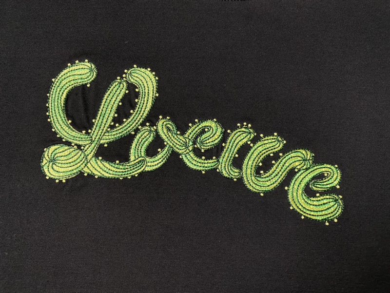 Футболка Loewe Cactus Logo "Black" фото № 5