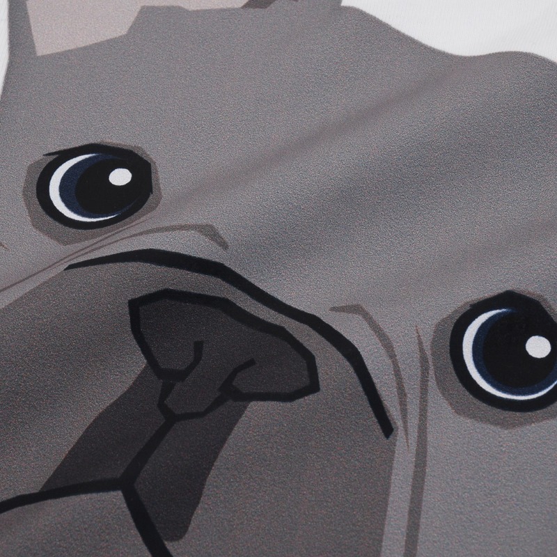 Футболка Loewe French Bulldog Print "White" фото № 2