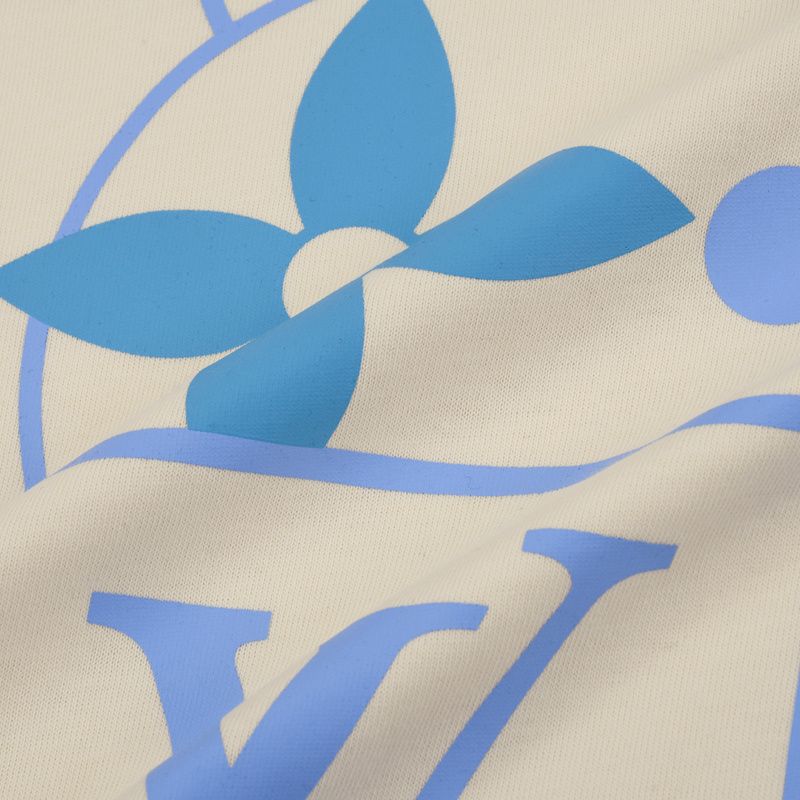 Футболка Louis Vuitton Logo With Brand Name Plate "Beige" фото № 6