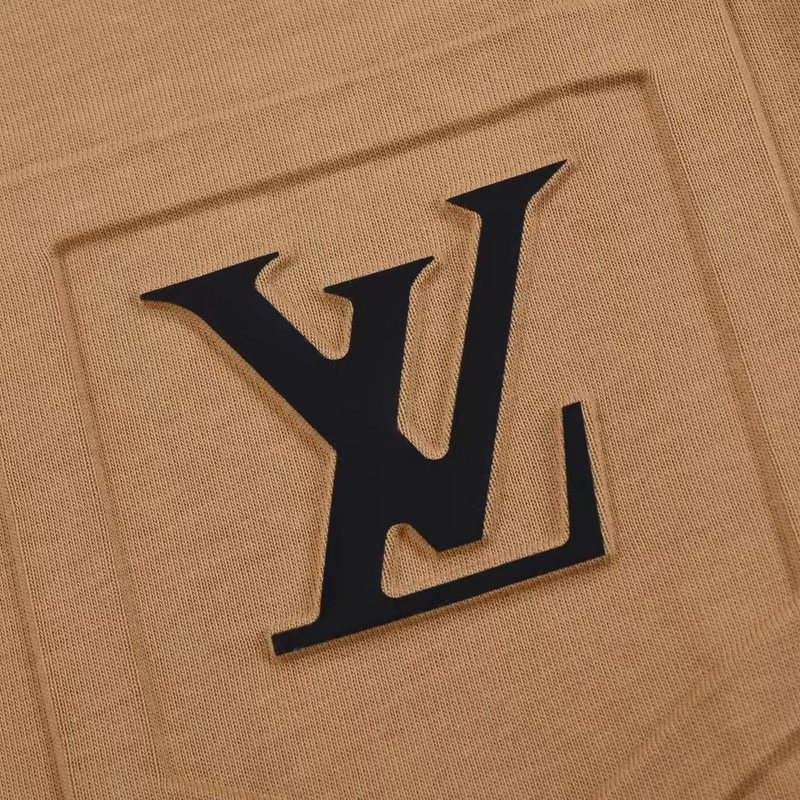 Футболка Louis Vuitton With Logo On The Pocket "Brown" фото № 5