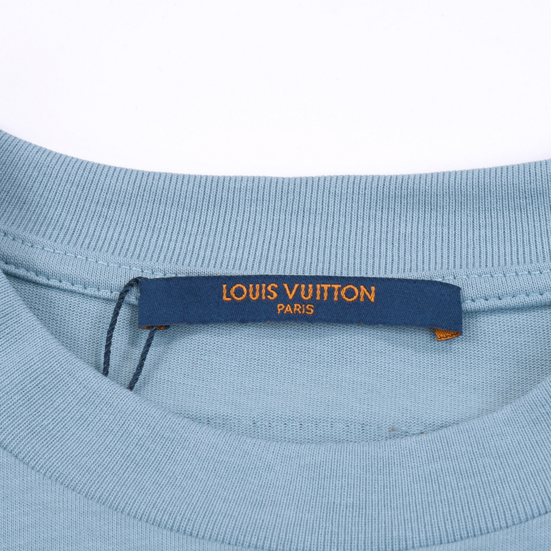 Футболка Louis Vuitton With Print Of Home Tools "Blue" фото № 4