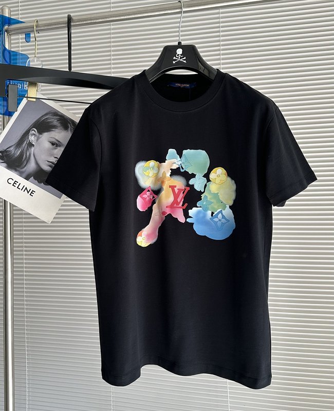 Футболка Louis Vuitton Paint Stains "Black" фото № 2