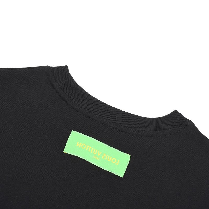 Футболка Louis Vuitton With Frame In The Logo "Black" фото № 2