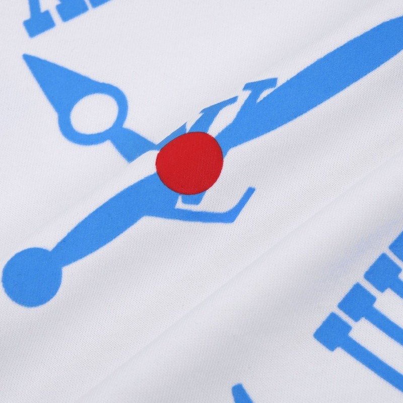 Футболка Louis Vuitton Live By The Clock "White" фото № 6