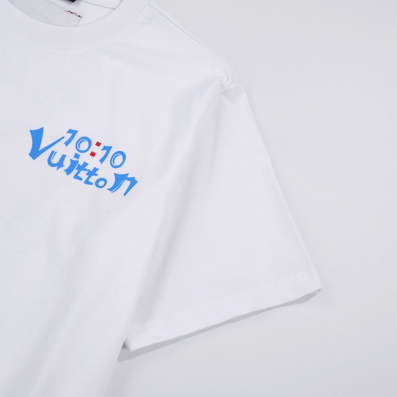 Футболка Louis Vuitton Live By The Clock "White" фото № 4