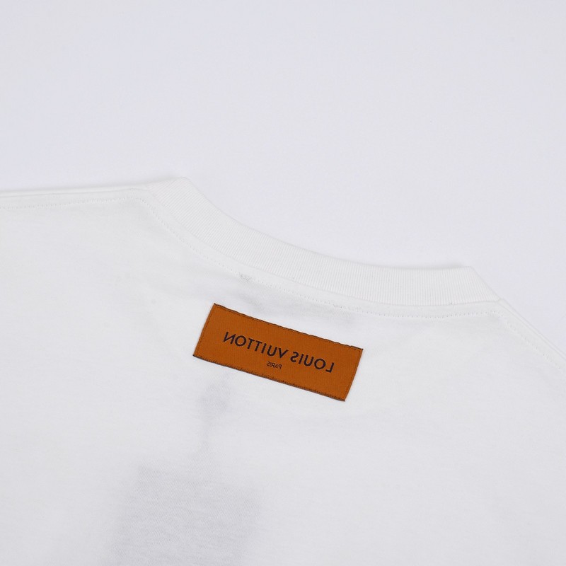 Футболка Louis Vuitton Print Logo And Cap "White" фото № 5