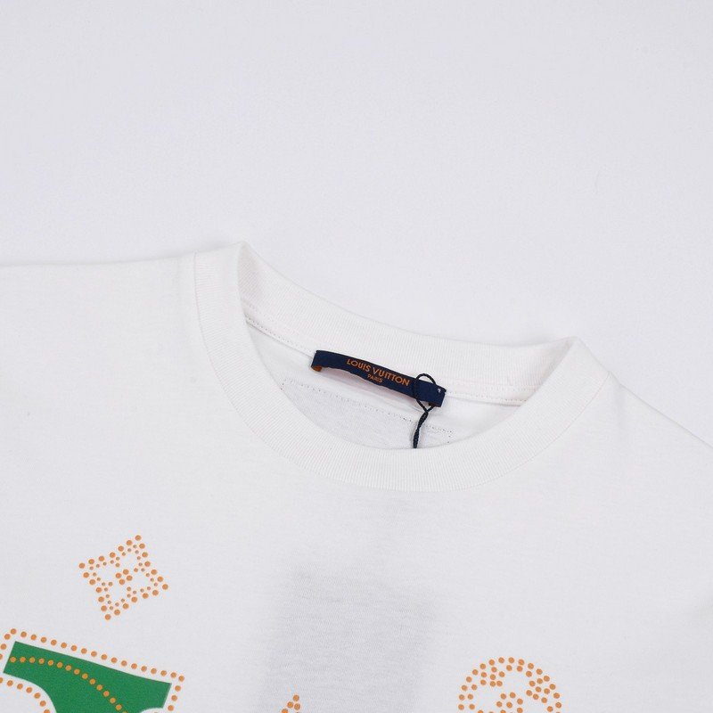 Футболка Louis Vuitton Print Logo And Cap "White" фото № 2