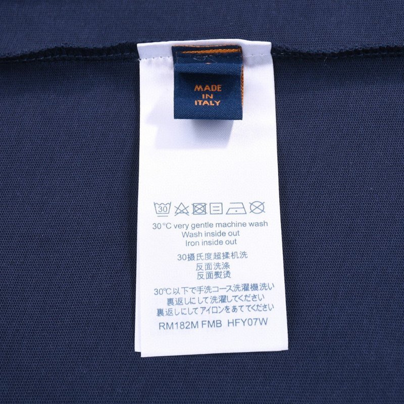 Футболка Louis Vuitton With Logo And Print Of Two Birds "Blue" фото № 3