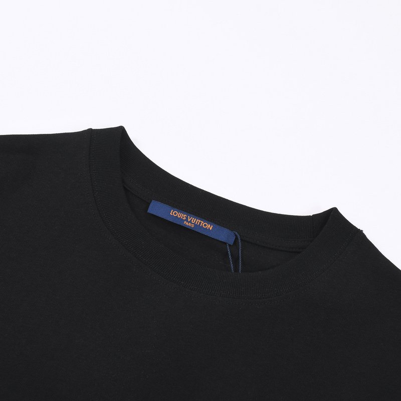 Футболка Louis Vuitton With Blue Elephant Patch "Black" фото № 7