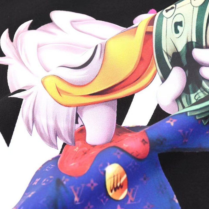 Футболка Louis Vuitton Duck Stories "Black" фото № 5