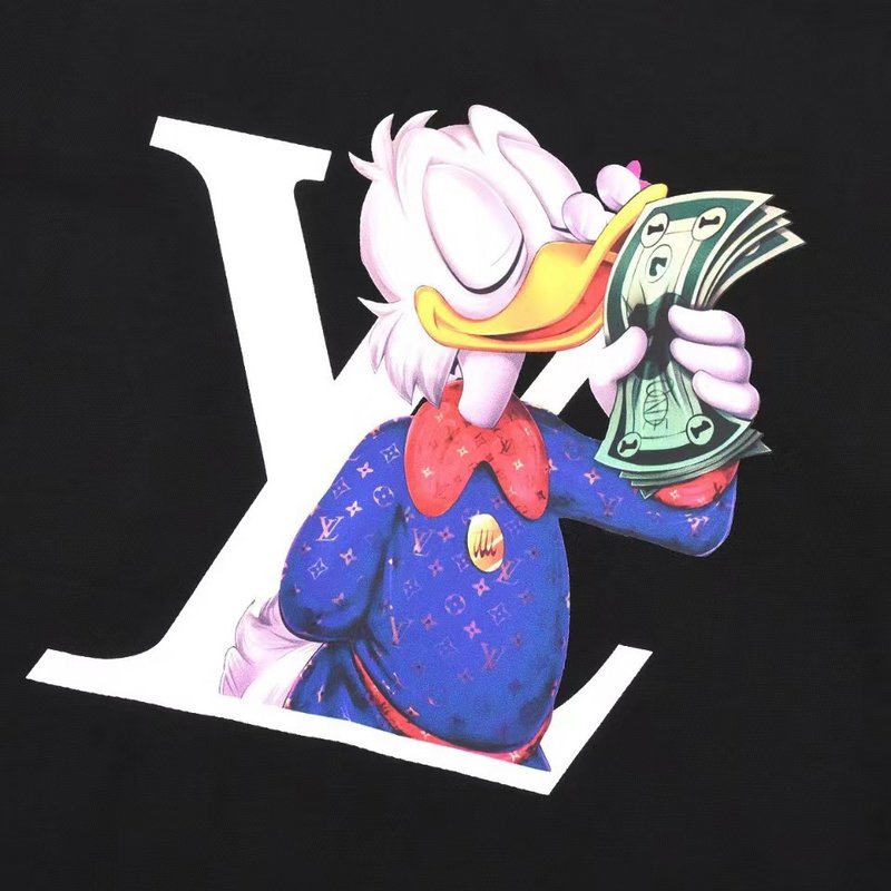 Футболка Louis Vuitton Duck Stories "Black" фото № 6