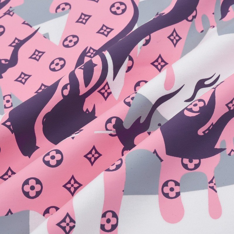 Футболка Louis Vuitton Pink Thread Logo "White" фото № 4