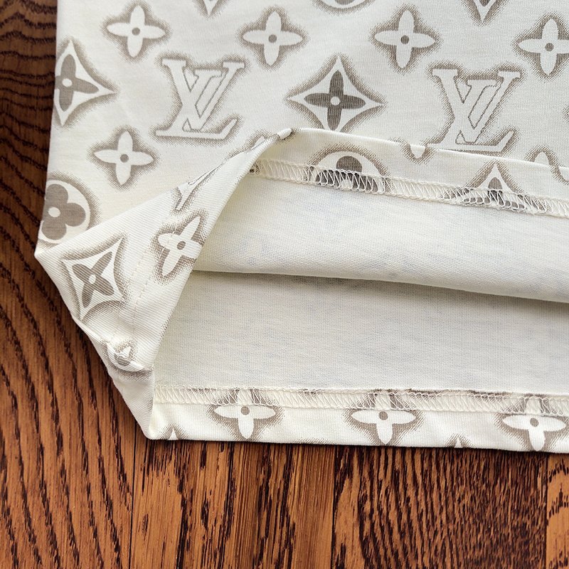 Футболка Louis Vuitton With Symbols Brand "White" фото № 5