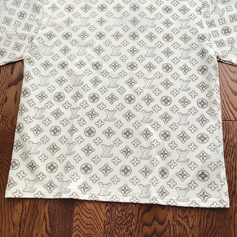 Футболка Louis Vuitton With Symbols Brand "White" фото № 6