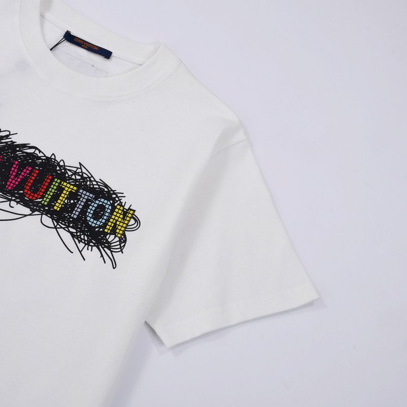 Футболка Louis Vuitton The Inscription On The Crossed Out "White" фото № 2