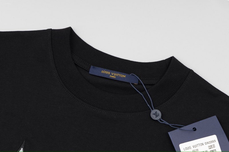 Футболка Louis Vuitton Triplet - Logo "Black" фото № 6