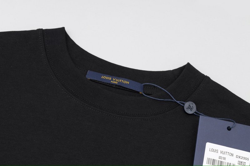 Футболка Louis Vuitton With Bright Print And Logo "Black" фото № 9