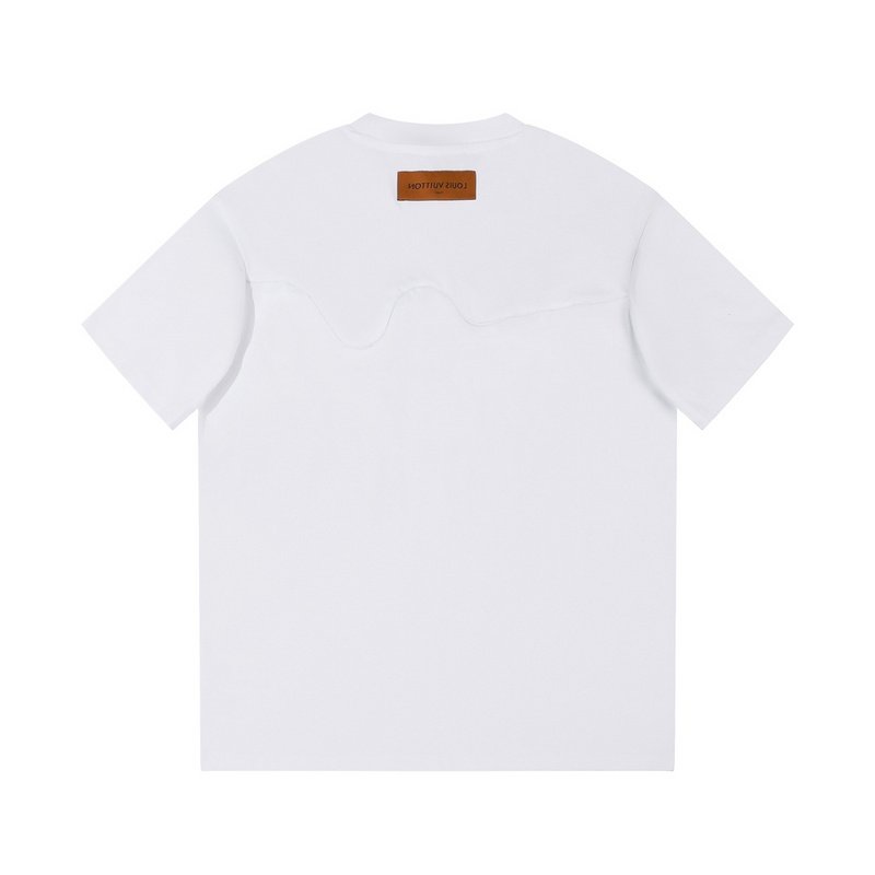 Футболка Louis Vuitton With Logos On Top "White" фото № 6