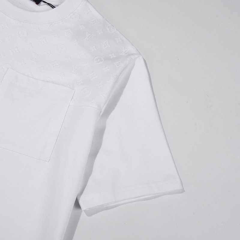 Футболка Louis Vuitton With Logos On Top "White" фото № 8