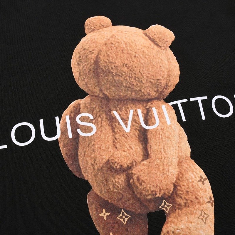 Футболка Louis Vuitton Print - Teddy Bear "Black" фото № 7