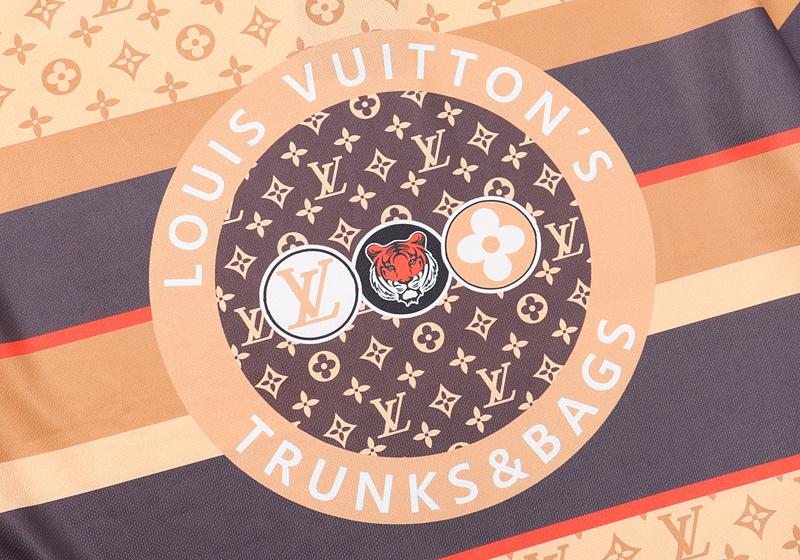 Футболка Louis Vuitton Trunks Bags Text "Orange" фото № 7