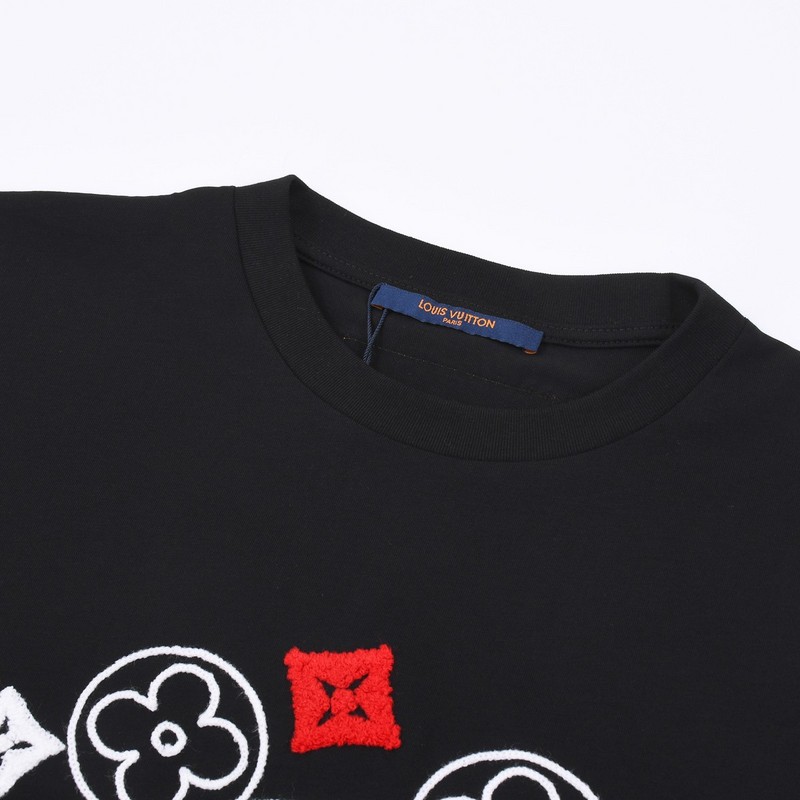 Футболка Louis Vuitton Many Emblems "Black" фото № 7