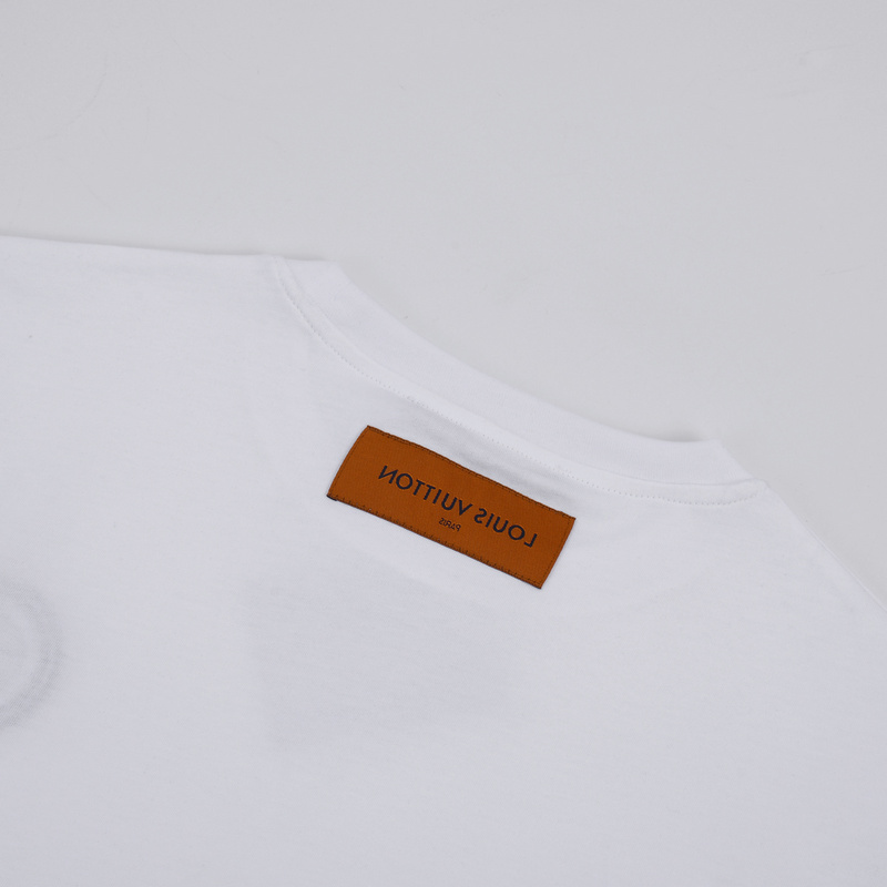 Футболка Louis Vuitton Round Logo-Emblem "White" фото № 3
