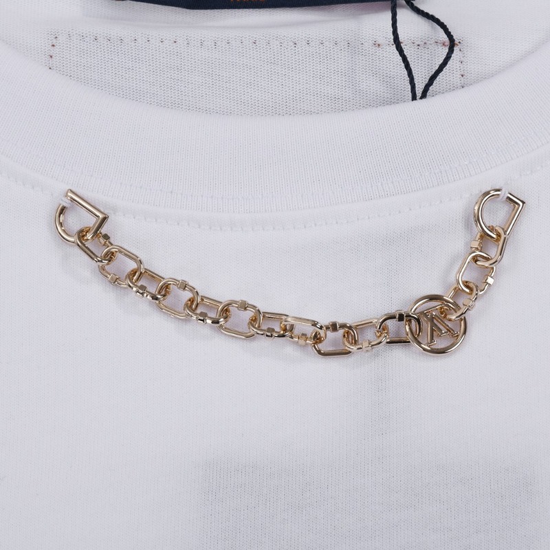 Футболка Louis Vuitton Round Logo-Emblem "White" фото № 2